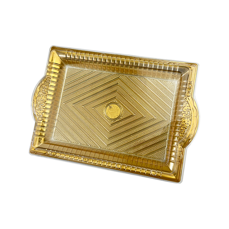 Gjennomsiktig tykt bakverksbrett til engangsbruk