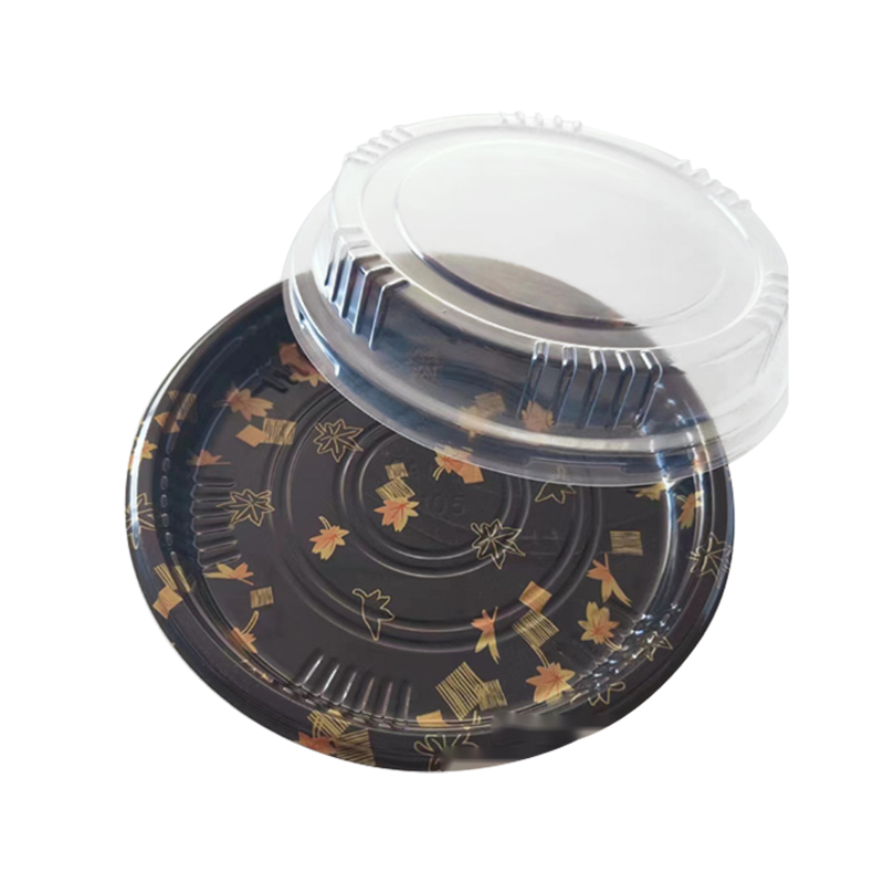 Sirkulær sandwichplate med lokk