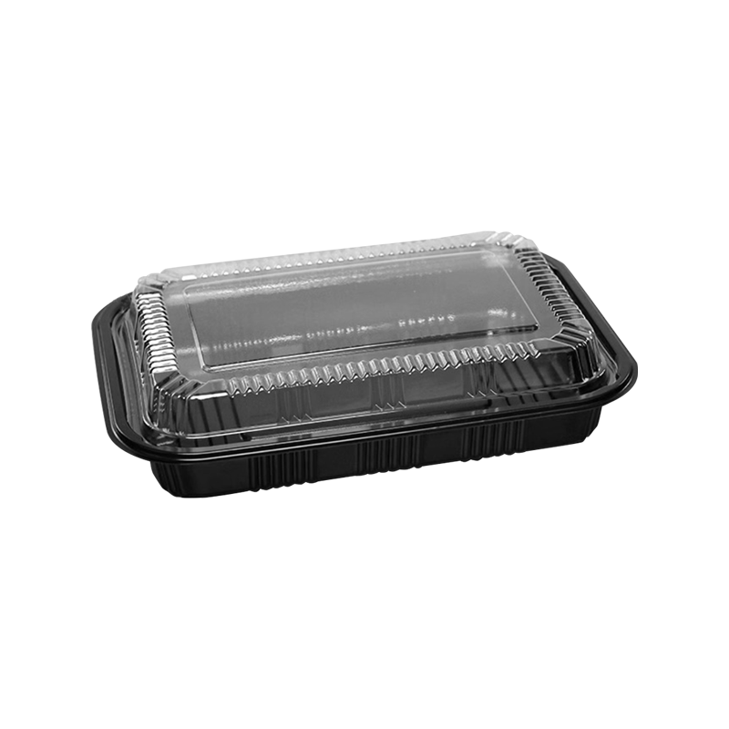 Anti-overflow dekket emballasjeboks egnet for mikrobølgeovner